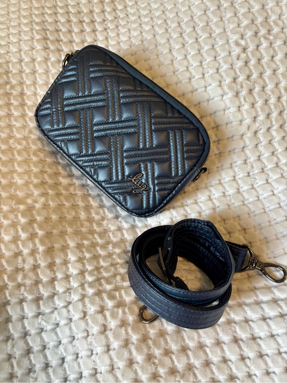 Lug metallic indigo coupe